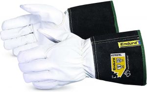 Superior 370GFKLXL Precision Arc Goatskin Leather Welding Gloves